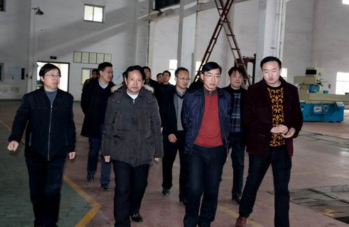 临湘市委书记黄俊钧一行到PG在线登陆入口_PG(中国)立体停车设备考察调研